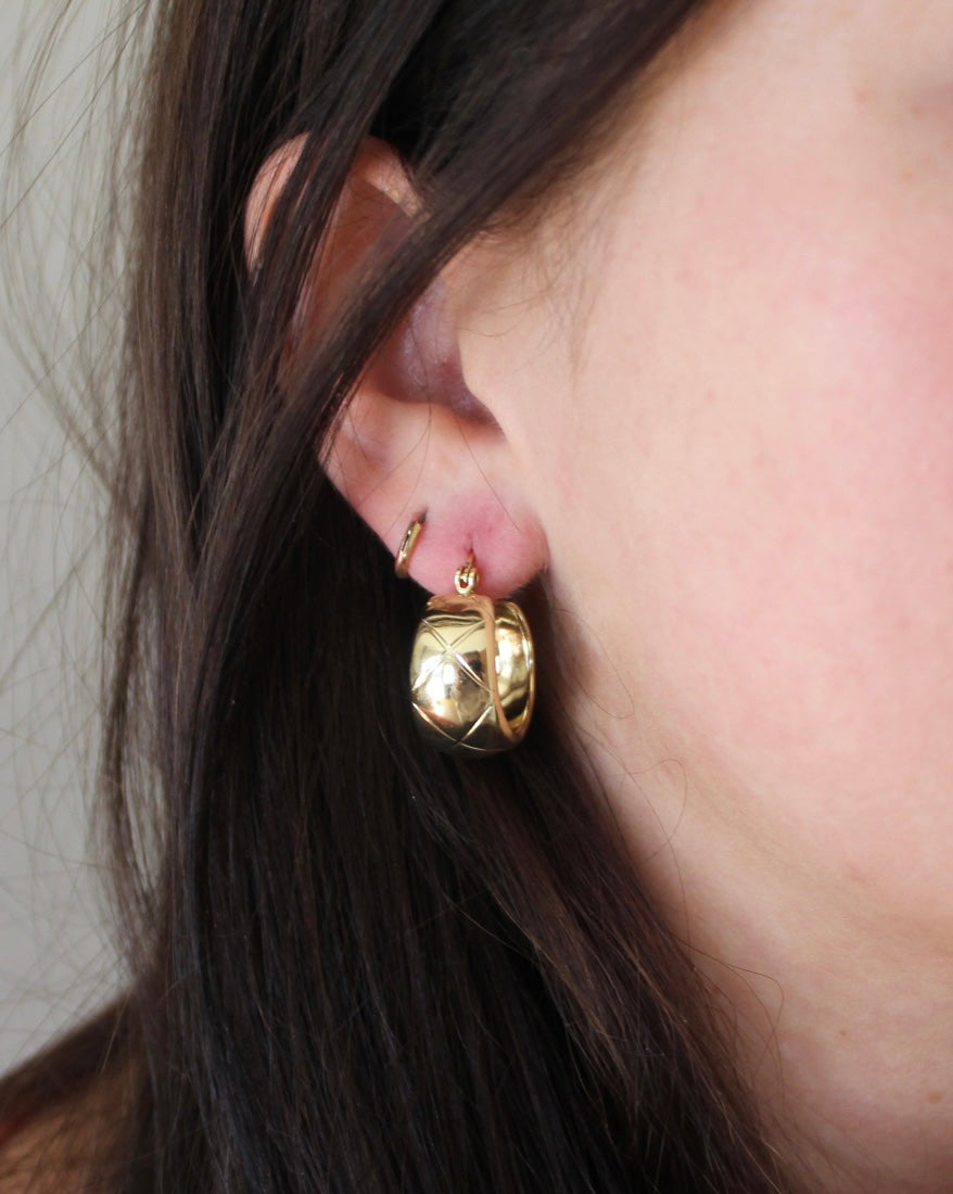 Criss Cross Chunky Earring