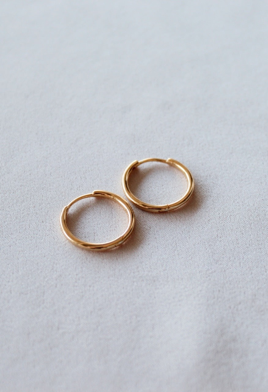 Skinny Hoop Earrings