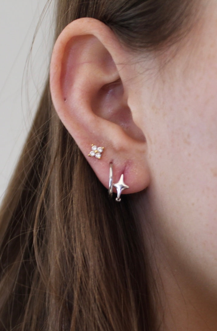 Stars Aligned Hoop Earrings