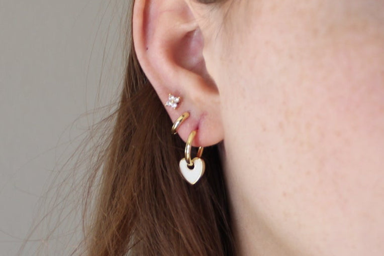 Heart of Gold Earring