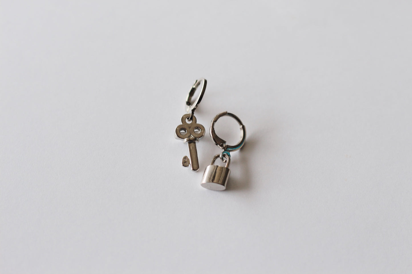 Lock and Key Earring