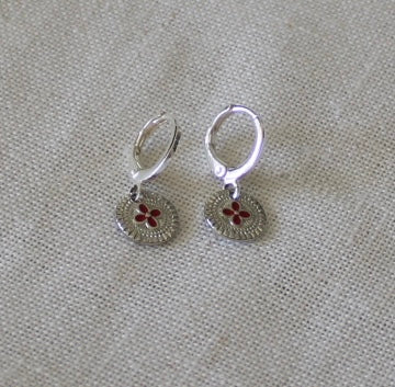 Clover Hoop Earring
