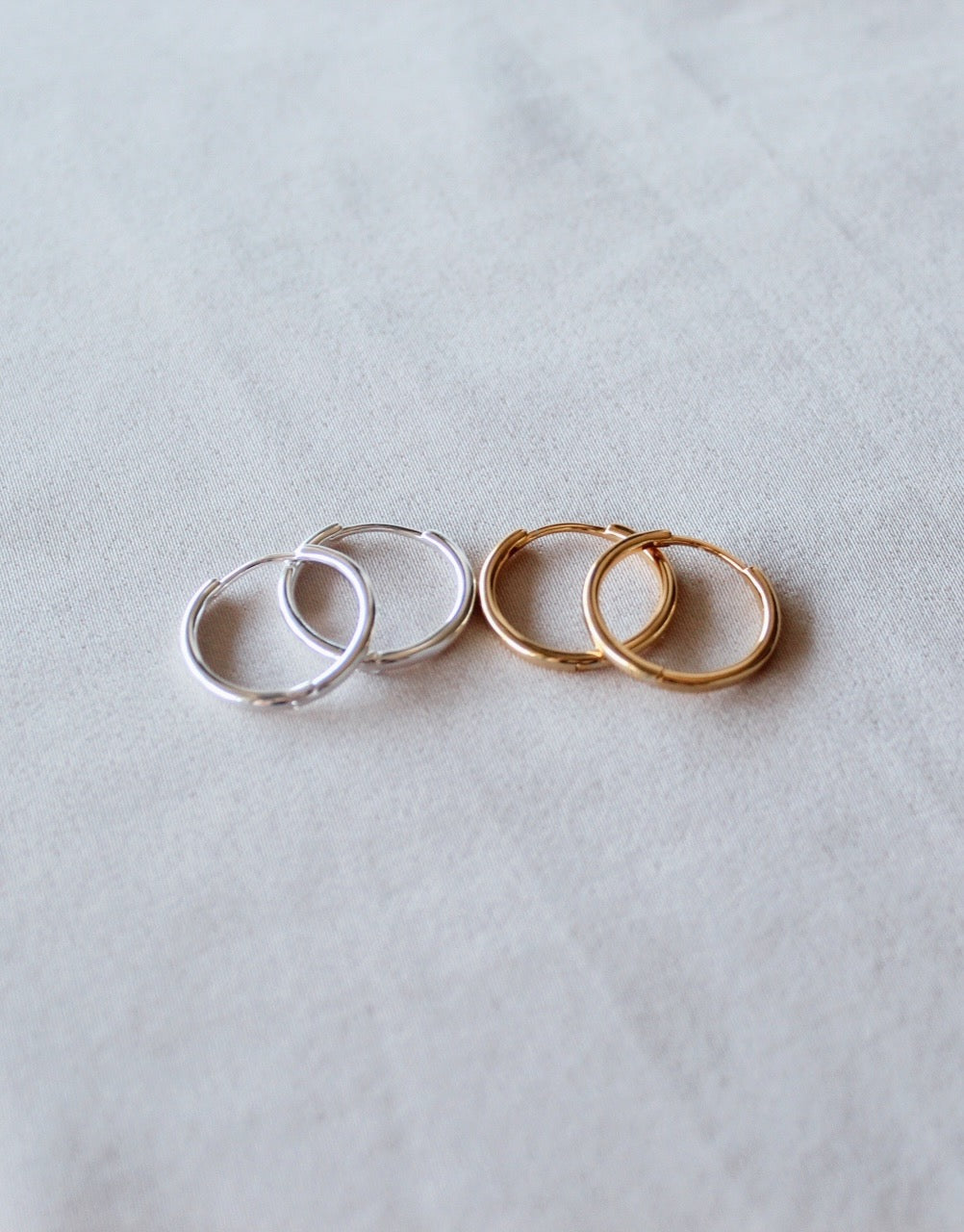 Skinny Hoop Earrings