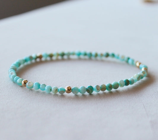 Loving You Was Blue Bracelet