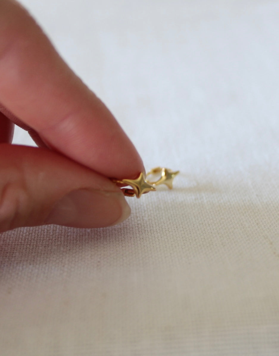 Stars Aligned Hoop Earrings