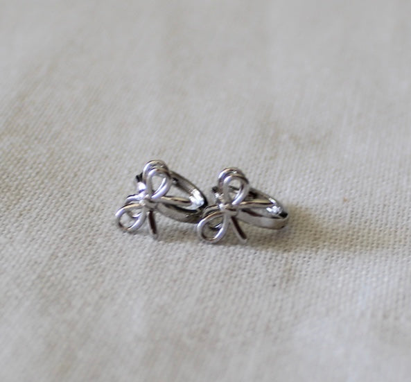 Bow Hoop Earring