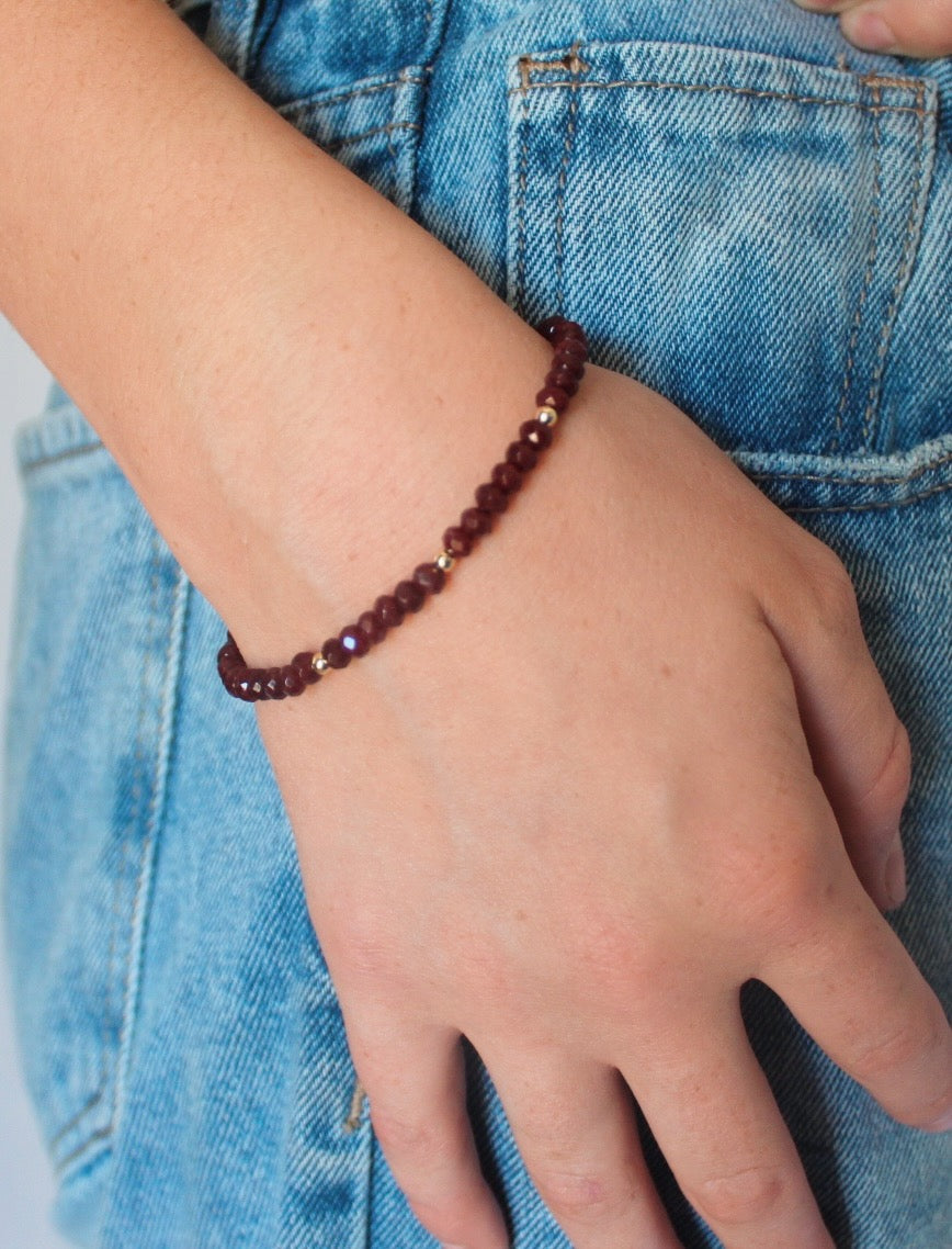 Red Scarf Bracelet